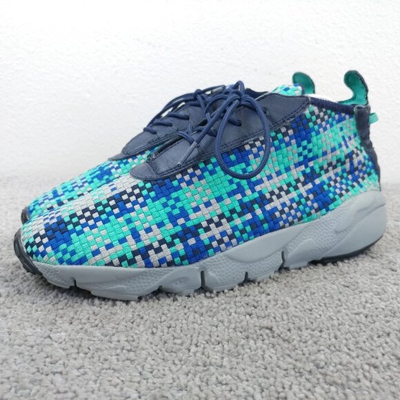 Nike Air Footscape Desert Mens Size 8 Basketball Shoes Blue Sneakers 652822-400 - Picture 1 of 10